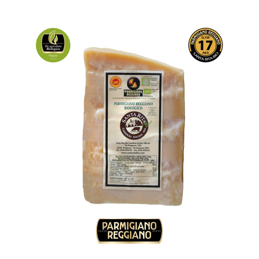 ORGANIC Parmigiano Reggiano from FRISONA cows aged 16-18 months